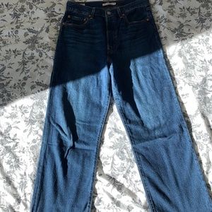 Levis Ribcage Straight Ankle Jeans